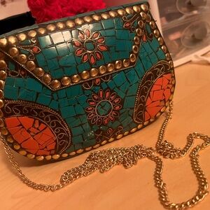 Ramla Handmade Mosiac Clutch & Crossbody Bag